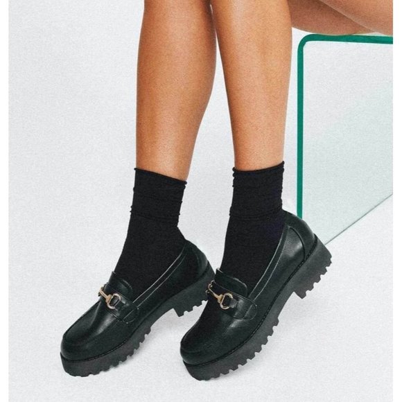 princess polly platform loafers